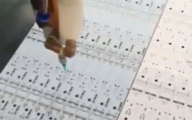 LED燈條自動點(diǎn)膠機(jī)視頻